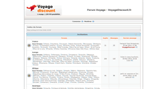 Desktop Screenshot of forum.voyagediscount.fr